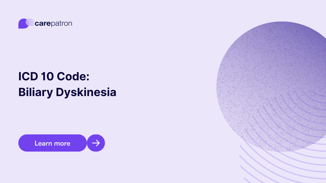 Biliary Dyskinesia ICD10CM Codes 2023